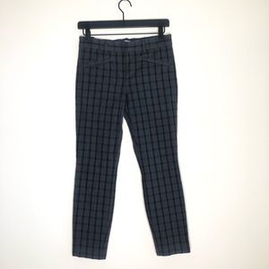 GAP Plaid skinny ankle pants